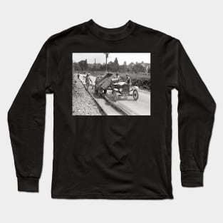 Road Crew at Work, 1925. Vintage Photo Long Sleeve T-Shirt